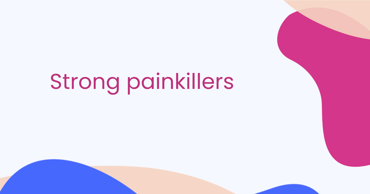 Analgésicos fuertes