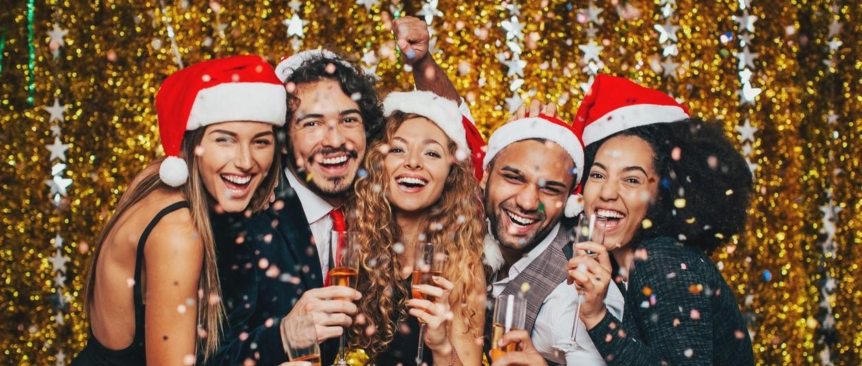Fiesta de Navidad en el trabajo
