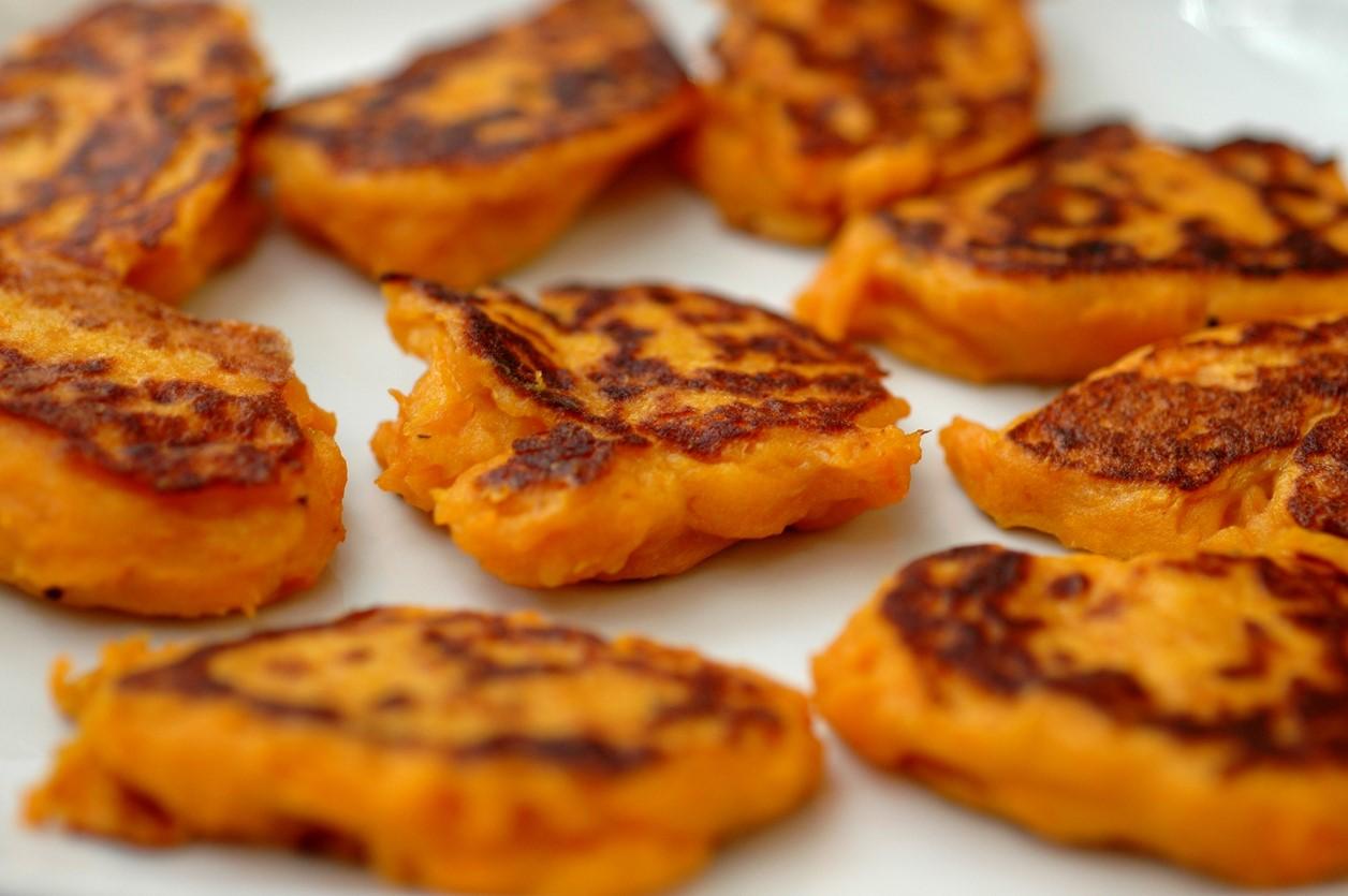 Latkes de boniato