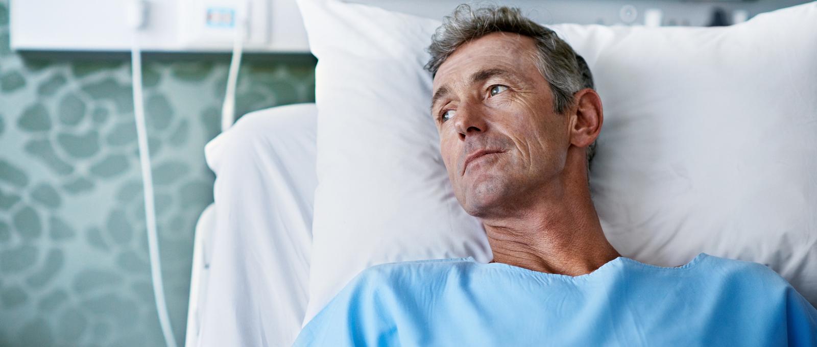 En cama recuperándose