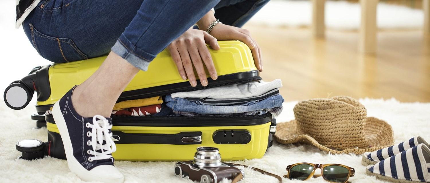 Hacer la maleta para las vacaciones