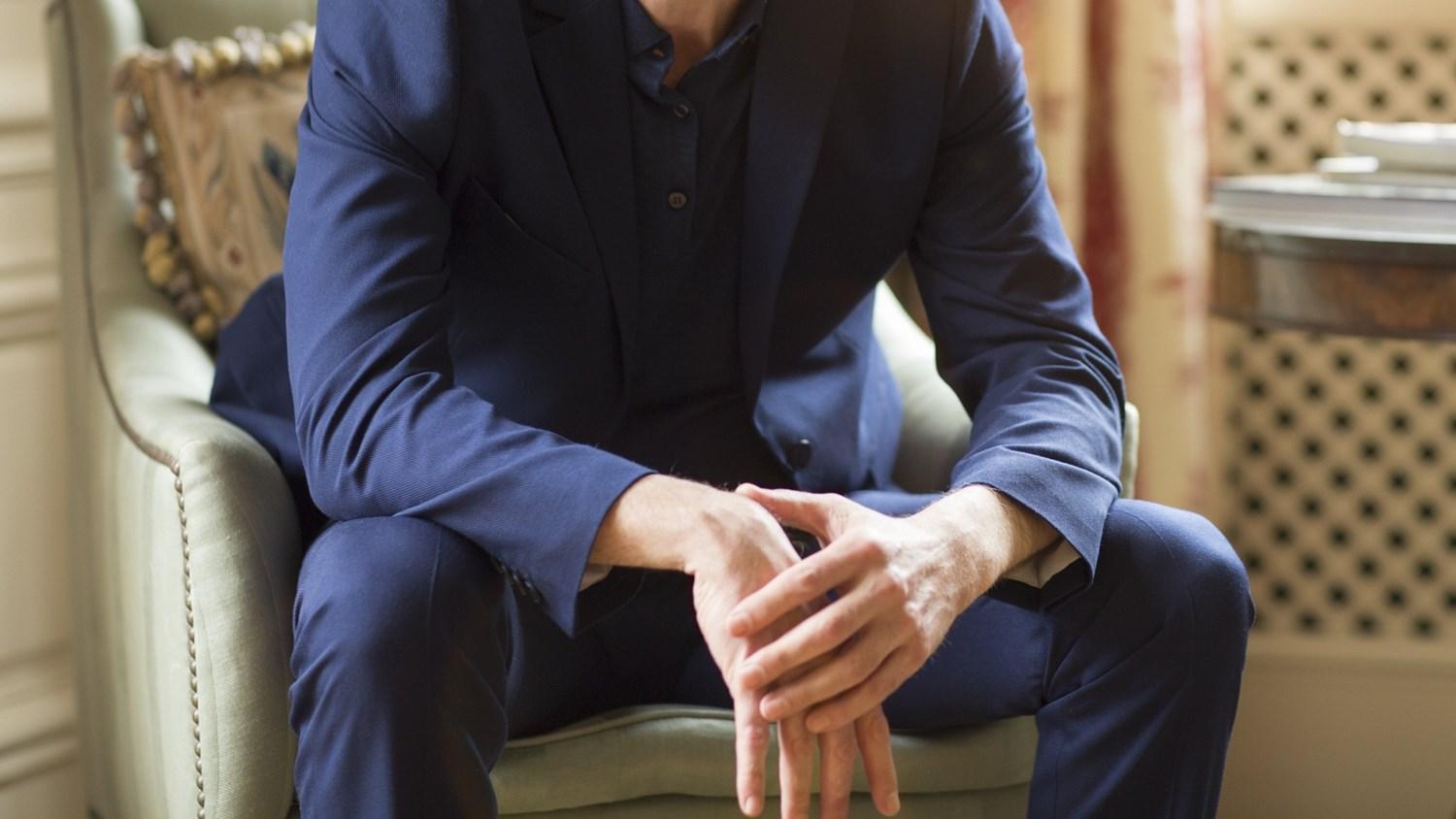 Man sitting