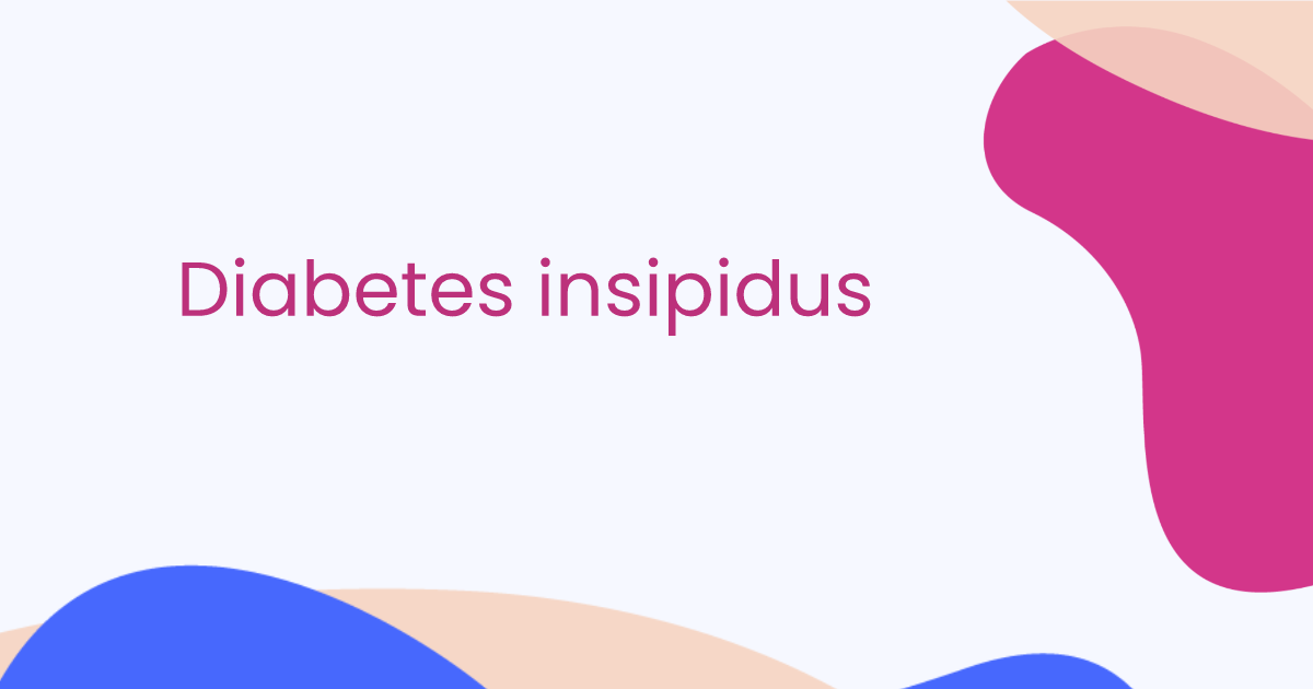 Diabetes insípida