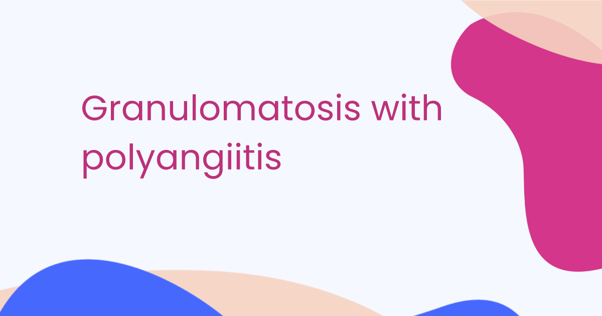 Granulomatosis con poliangitis