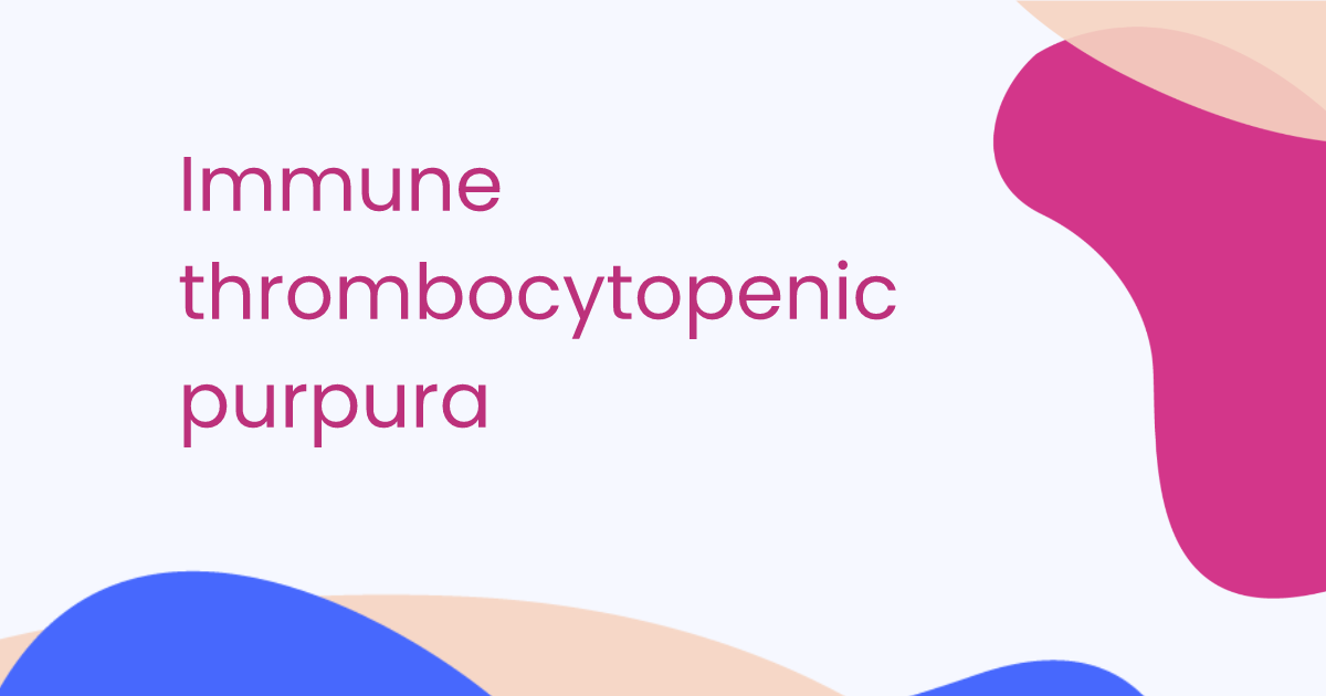 Púrpura trombocitopénica inmunitaria