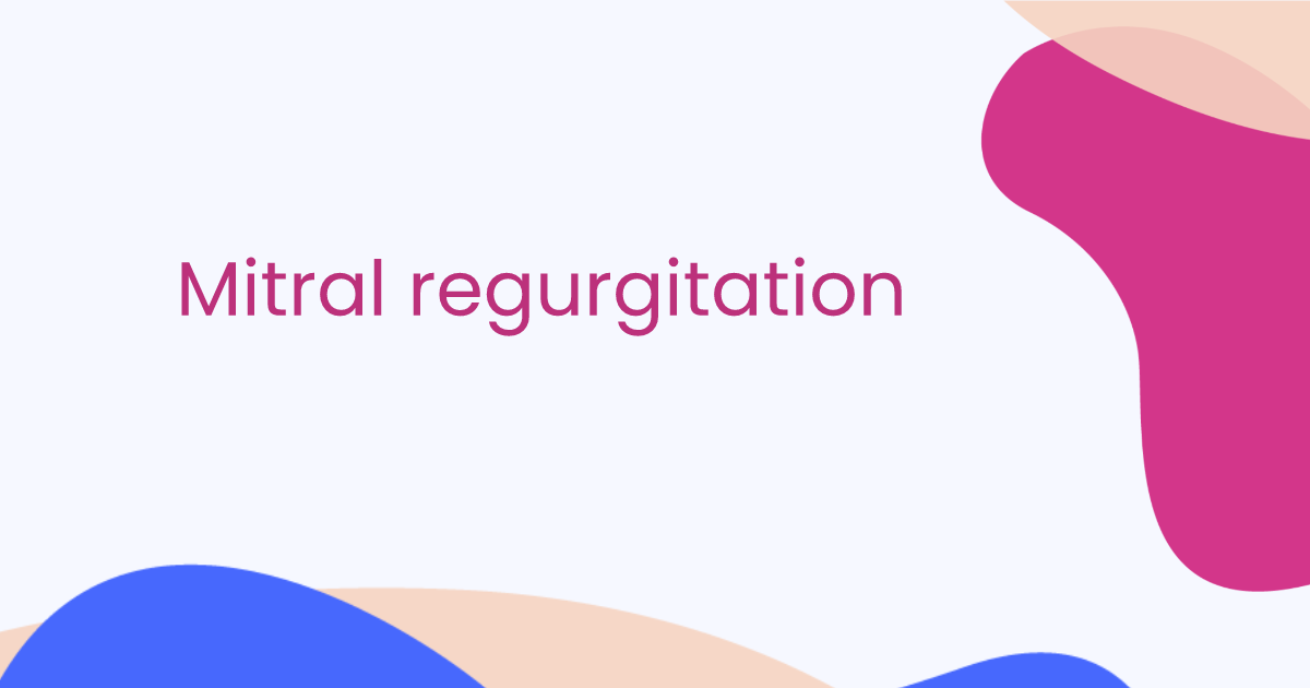 Regurgitación mitral