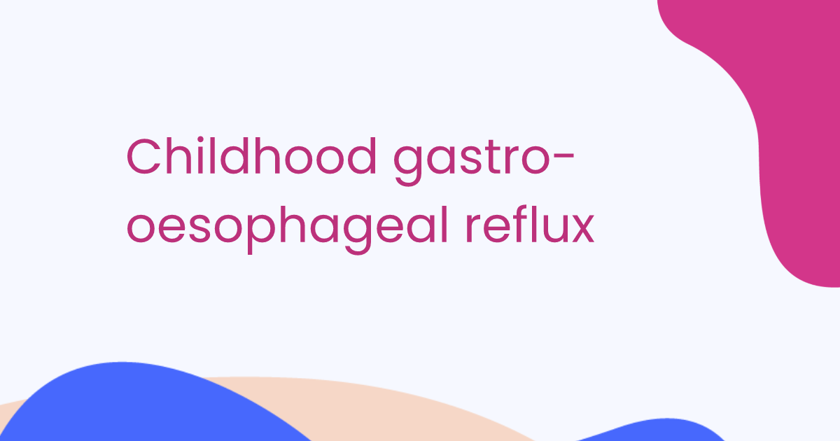 Reflujo gastroesofágico infantil