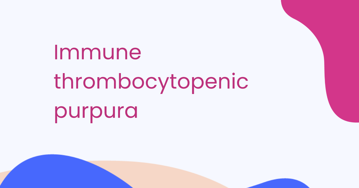 Púrpura trombocitopénica inmunitaria